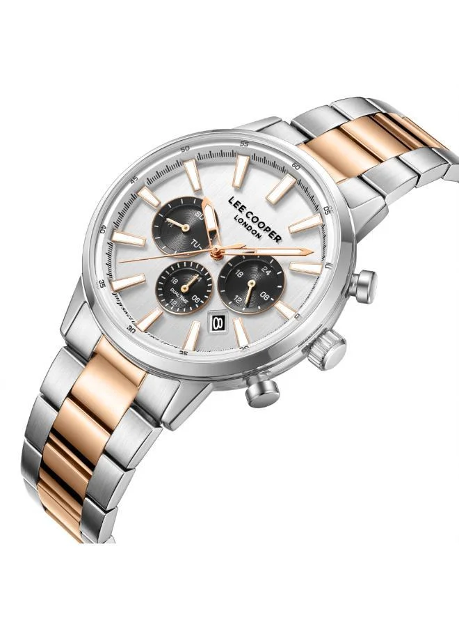 Lee Cooper  Men's Metal MULTIFUNCTION Watch LC08382.530 - 21 mm for Men | Best Price UAE