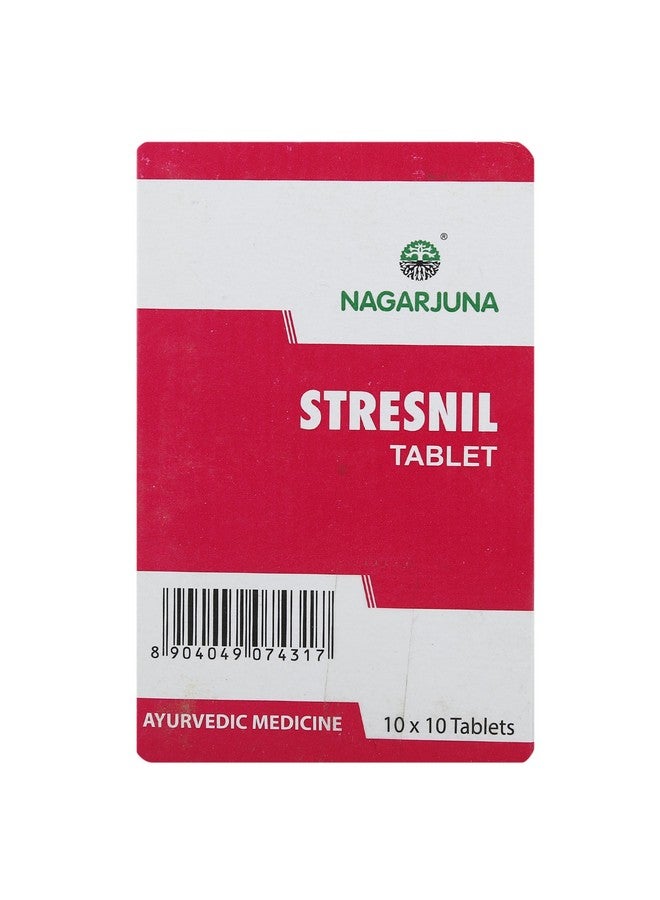NAGARJUNA Stresnil Tablet with Free Pachak Methi, Multi, Standard, 100 Count - Image 1