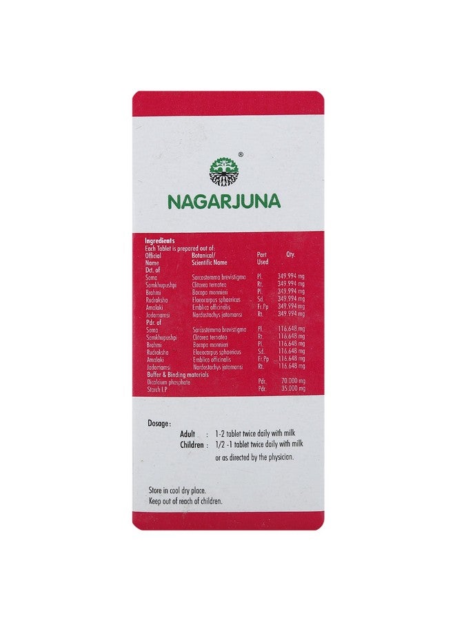 NAGARJUNA Stresnil Tablet with Free Pachak Methi, Multi, Standard, 100 Count - Image 3