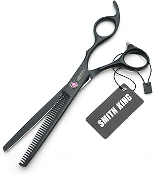 Smithking 70 inch Hair Scissors Set Hair Cutting Scissors thinning Scissors with Razor Combs in 1 Set Black - Image 4
