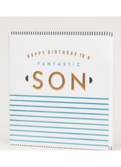 Pigment Pigment Fantastic Stripes Son Greeting Card  - Image 1