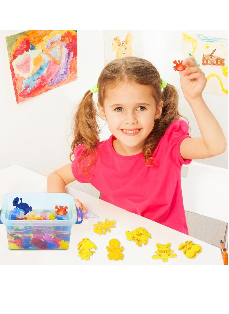 MUMS PLANET - DIY Magic Water Gel Bead Sensory Toys For Kids, Magic Water Elf Kit Handmade 3D Aqua Park Set with Double Sided Mold Sea Creatures Colorful Educational Montessori Toys for Kids 3+ Girls Boys Christmas Birthday Gift - Image 1