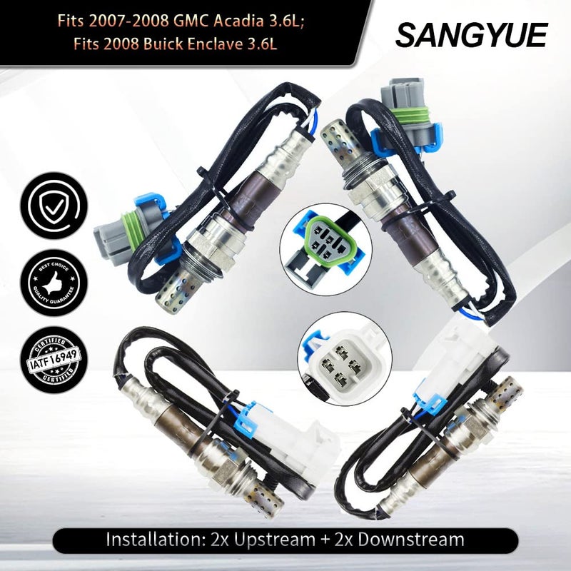 Sangyue 4X Oxygen O2 Sensor Set - Image 2