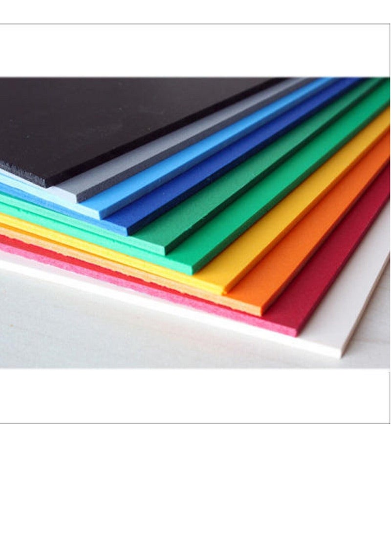 Generic 10-Piece Foam Boards 50x70 Size Multicolour  - Image 1
