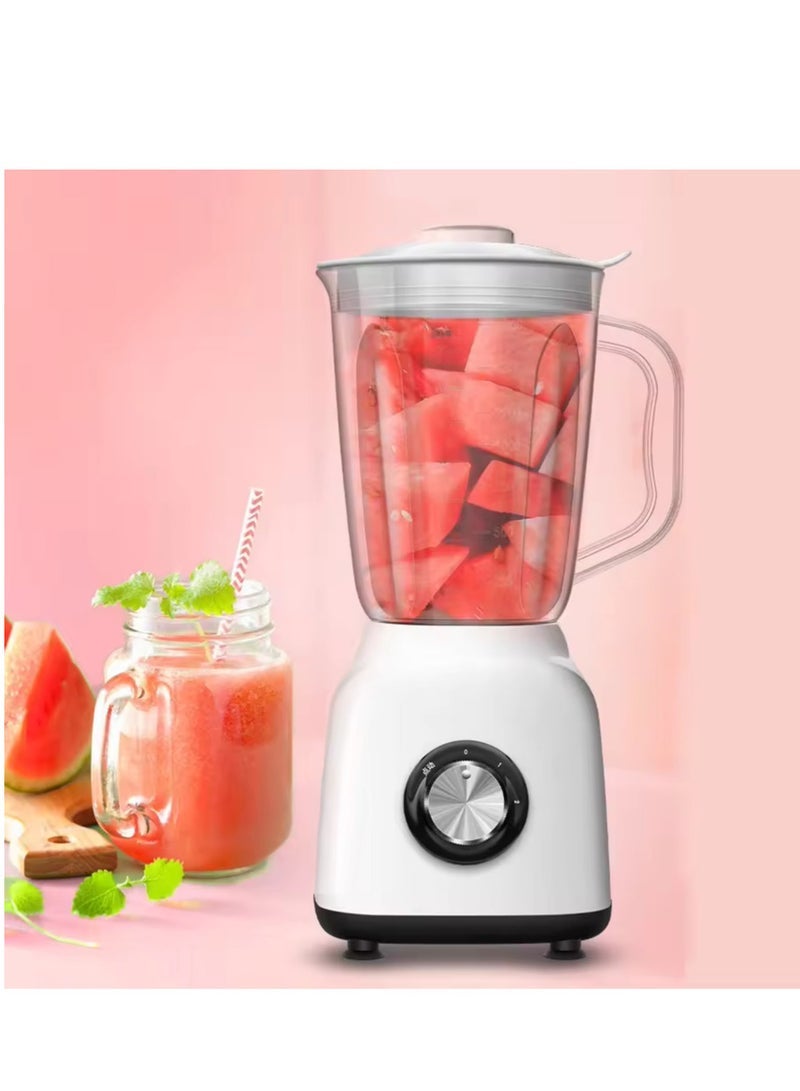 REFURA 2 in 1 Countertop Blender, 1.5L, Grinder Attachment, 2 Speed, Pulse Setting, Dishwasher Safe, Easy Clean, Stain Resistant, Make Smoothies Shakes Soups Sauces, Quick Blending RE-10207 - Image 2