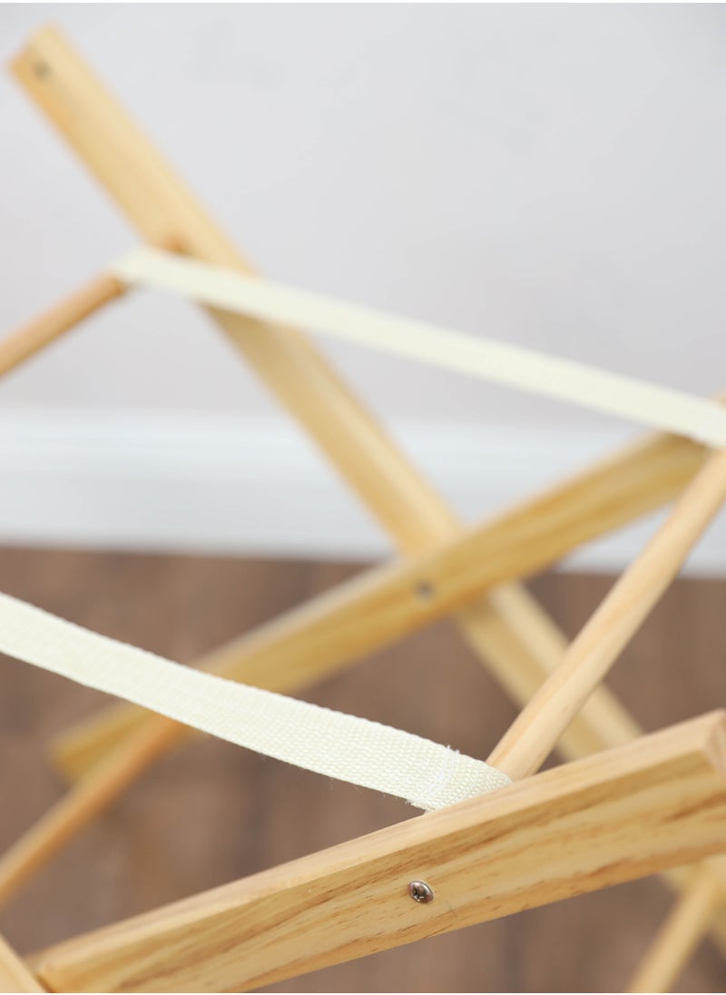 FUN MOMENT - Moses basket with foldable wooden stand - Image 1