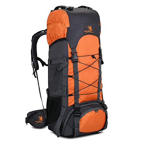 Bseash 60L Internal Frame Waterproof Hiking Camping Backpack with Rain Cover, Large Outdoor Sport Travel Daypack Rucksack - Image 1
