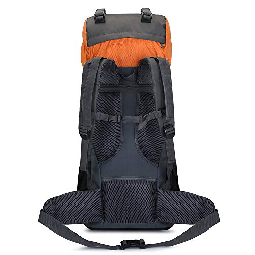Bseash 60L Internal Frame Waterproof Hiking Camping Backpack with Rain Cover, Large Outdoor Sport Travel Daypack Rucksack - Image 3