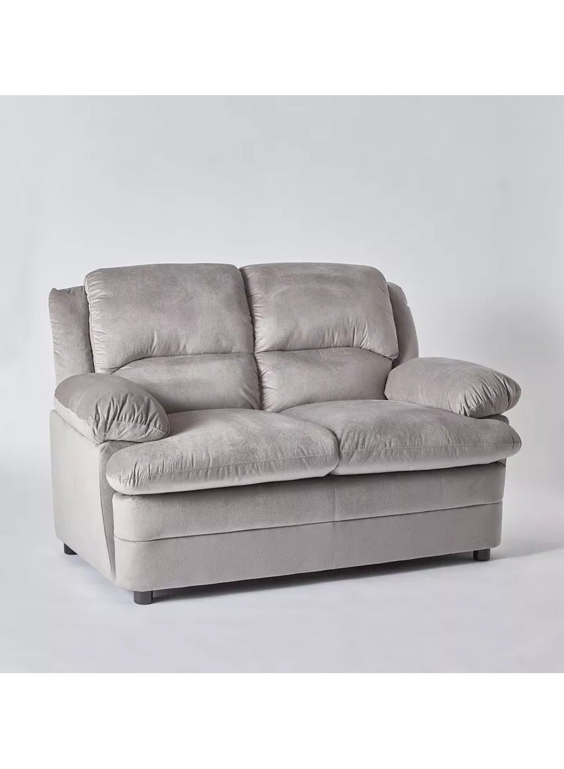 Bless Night Amara Duo Two-Seater Fabric Sofa with Soft Foam Cushioning - Image 1
