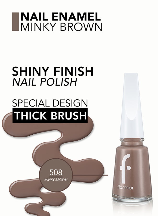 Flormar  Fne-508 Minky Brown New - Image 5