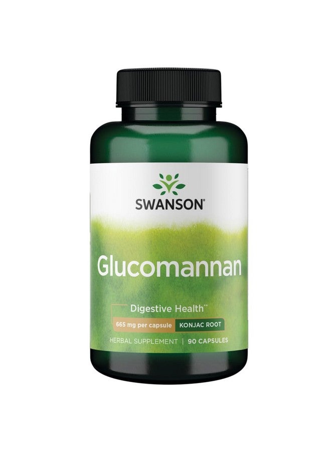 Swanson Glucomannan (Konjac Root) 665 mg 90 Caps - Image 1
