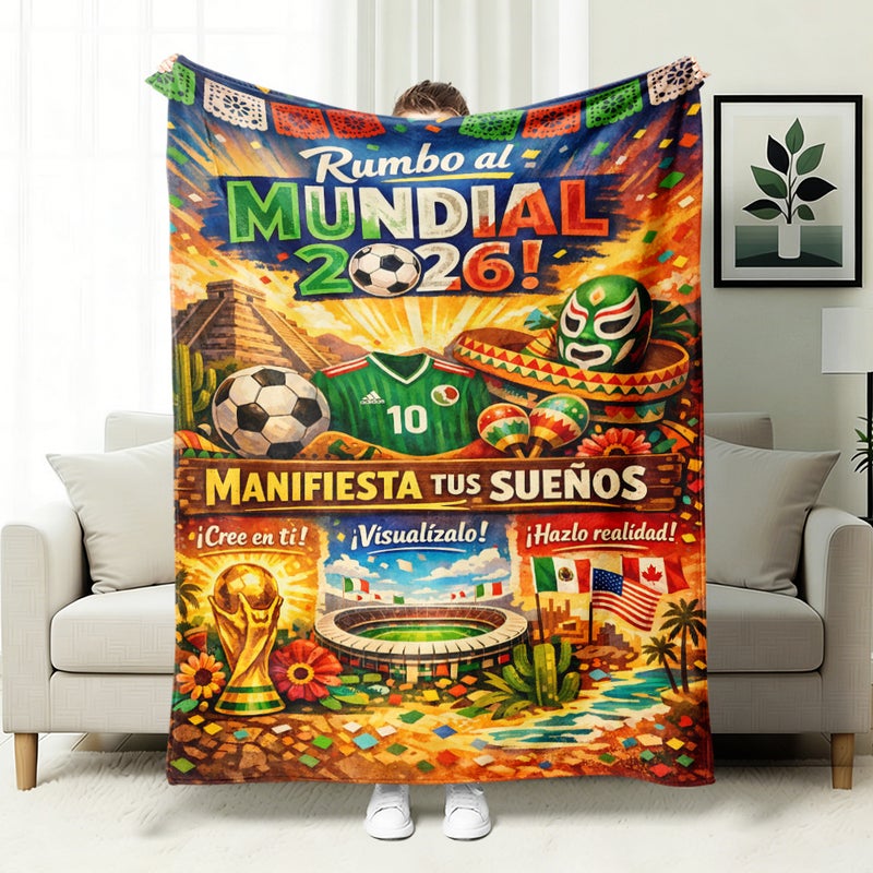 FIFA 2026 World Cup Fan Blanket - Sofa & Nap Blanket - Image 1