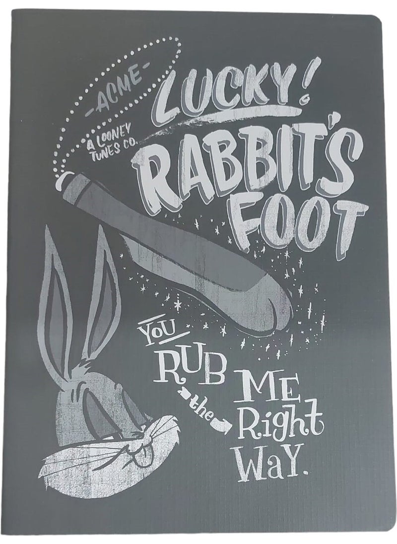 Mynote Umur Trendy 19 x 26 Looney Tunes 60 Pages Squared Notebook Bugs Bunny 