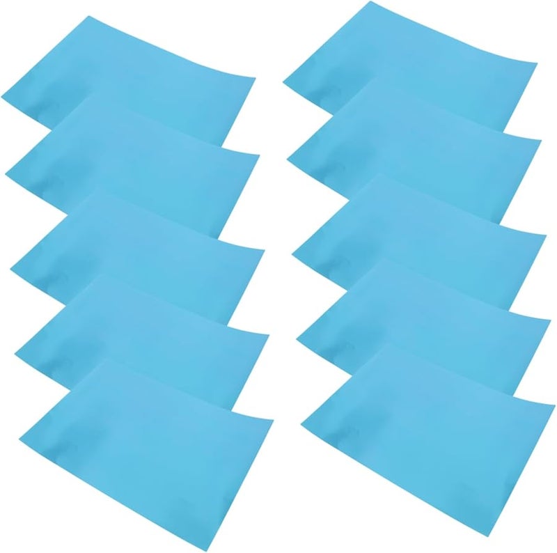 ورق كرتون معدني لامع 10 أوراق بريق عالي لمشاريع الحرف وسكرابوكينغ - Image 2