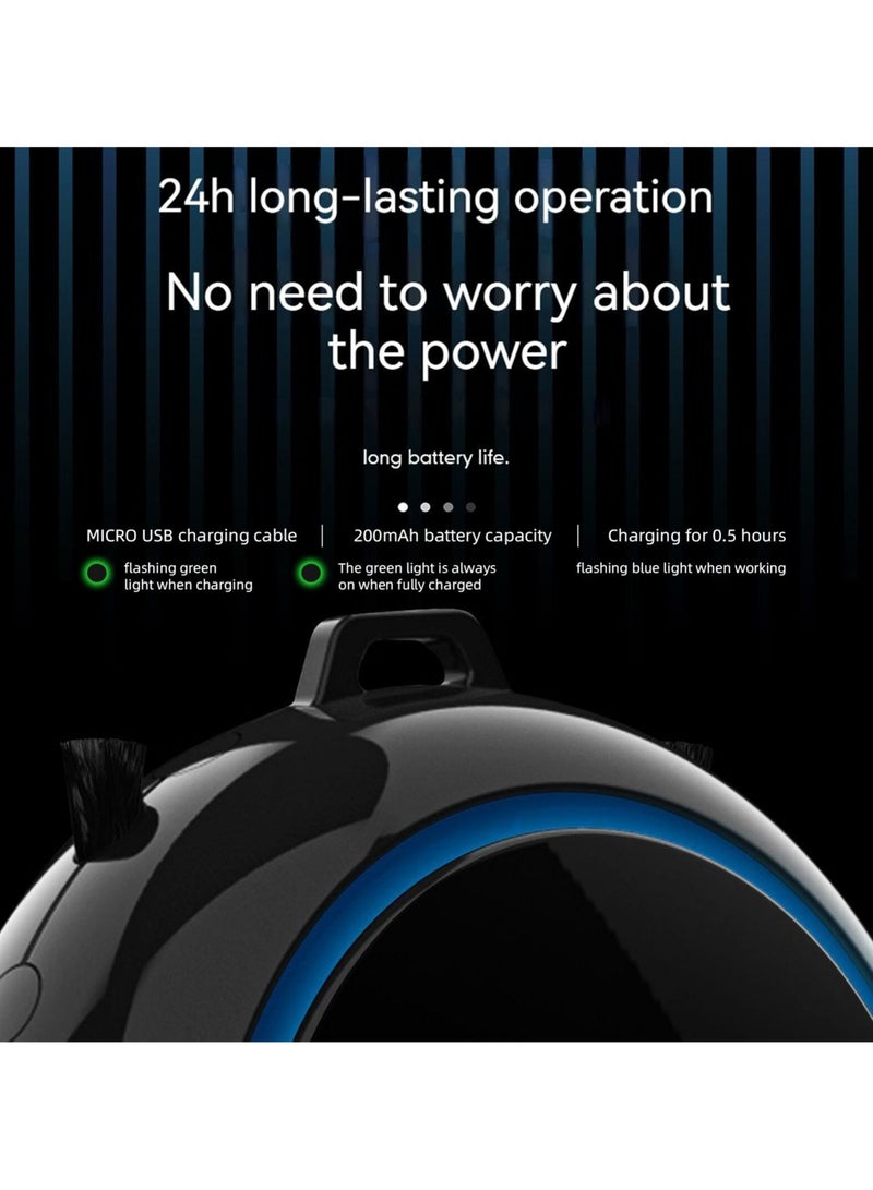 AROAQ Portable Small Air Purifier Necklace for Car and Home in Black with Negative Ion Technology - Image 2