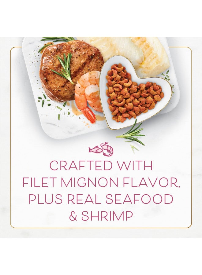 Fancy Feast Purina Filet Mignon Flavor with Real Seafood & Shrimp Dry Cat Food, 16 OZ (Pack of 3) - Image 5