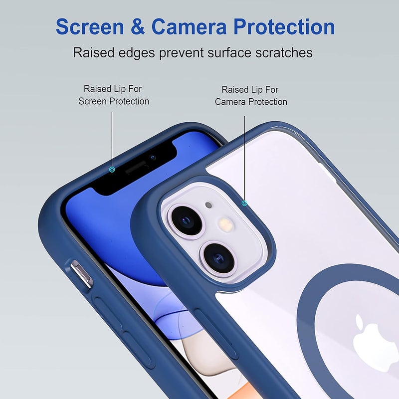 ZAPCASE Back Case Cover for iPhone 11 | Compatible for iPhone 11 Back Cover | Scratch-Resistant Back Cover | Navy Blue - Image 4