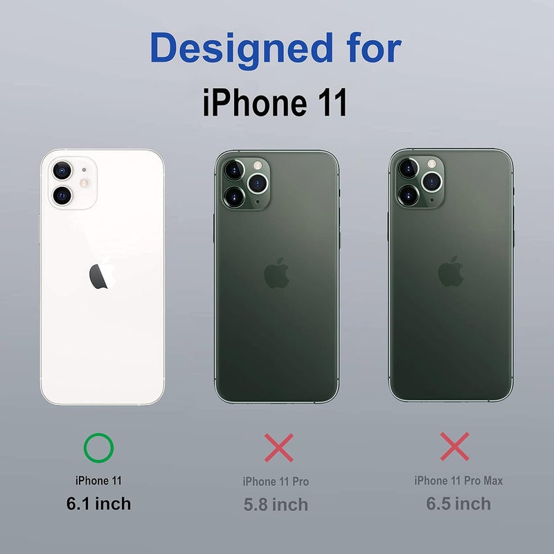 ZAPCASE Back Case Cover for iPhone 11 | Compatible for iPhone 11 Back Cover | Scratch-Resistant Back Cover | Navy Blue - Image 2