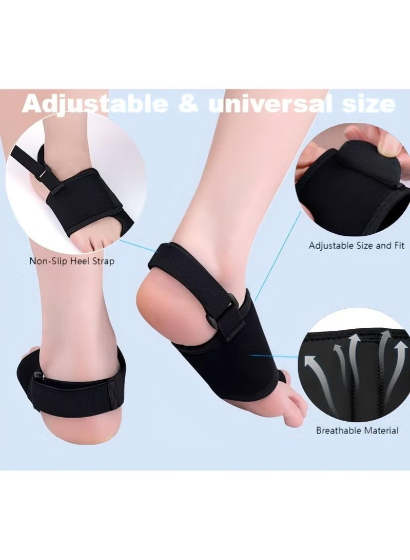 جبيرة تقويم إبهام القدم وتصحيح انحراف أصابع القدم - تخفف آلام مفصل إصبع القدم الكبير الناتجة عن انحراف إبهام القدم للخارج وانحراف إصبع القدم المطرقية، دعم قابل للتعديل بدون جراحة، ملائمة مريحة للجميع - Image 3