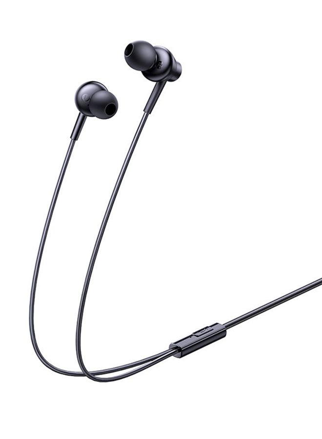 بيسوس Baseus Encok CZ11 Type-C سماعة رأس سلكية، سماعة داخل الأذن USB-C مع ميكروفون - أسود أسود - Image 2
