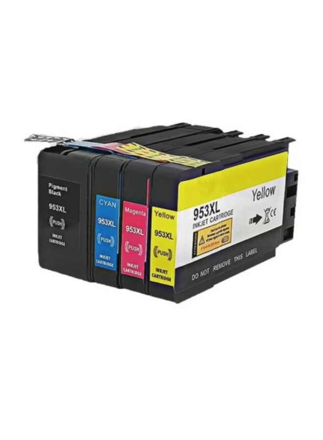 Terabyte High Yield Compatible 953XL Ink Cartridges for HP OfficeJet Pro 7720 7730 7740 8210 8218 8710 8715 8718 8720 Printers, 4 Color Pack - Image 1