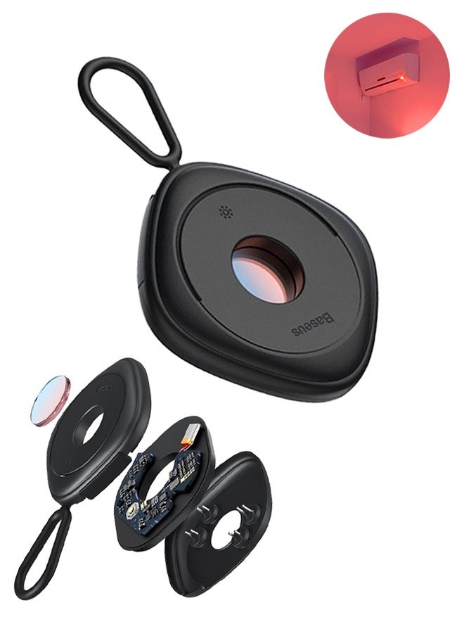 Lemon - Hidden Camera Detectors, Infrared Detector, Hotel  Anti-Peeping Tool, Camera Detector, Anti-Monitoring Inspection  for Hotel Bathroom (Black) - Image 1