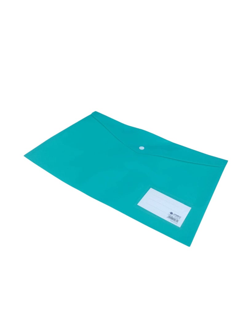 file with capsule simba opaque turquoise foolscap card 160 micron model FC2081