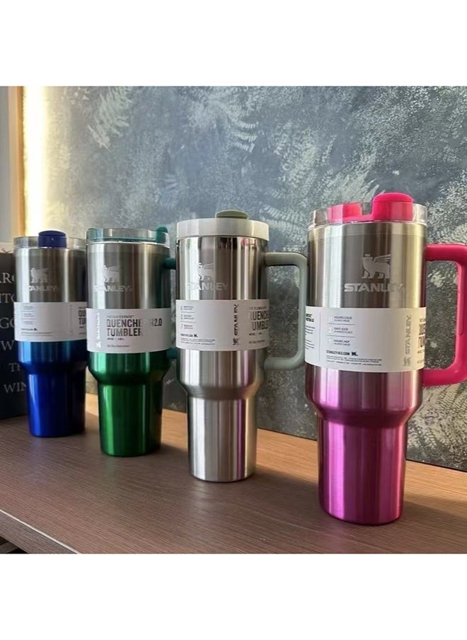 Stanley - Stainless Steel Vacuum Insulated Tumbler with Lid and Straw for Water, Iced Tea or Coffee, Smoothie and More, 40 oz - Image 1