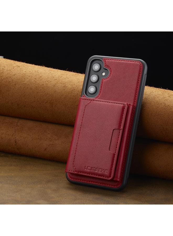 LC.IMEEKE Case For Samsung Galaxy S24 FE 5G L5 Series Detachable RFID Card Bag Magsafe Phone Case - Image 2