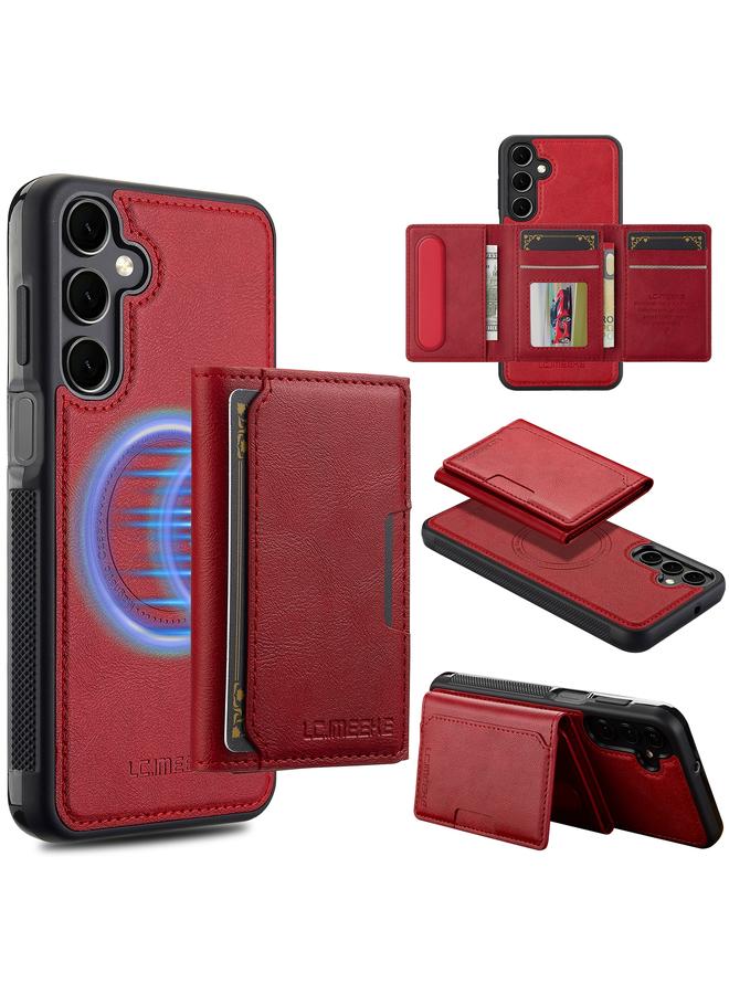LC.IMEEKE Case For Samsung Galaxy S24 FE 5G L5 Series Detachable RFID Card Bag Magsafe Phone Case - Image 1