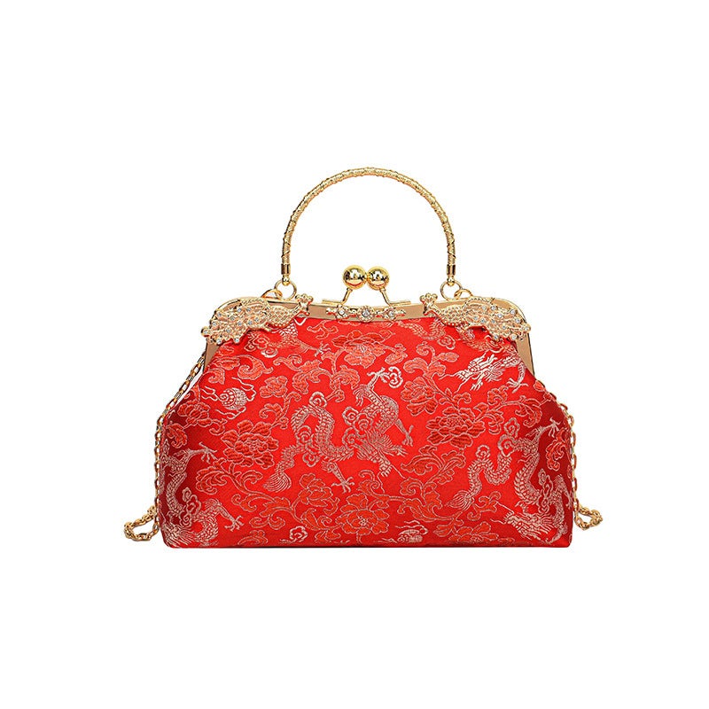 Fashion Banquet Bag Handbag Women'S Style Elegant Chain Shoulder Bag Dress Portable Crossbody Bag - Image 1