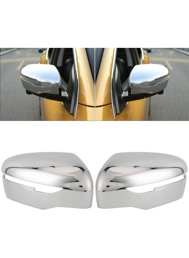 klarako Car Rearview Mirror Cover Side Rearview Mirror Trim Cover Chromium Plating Fit for Nissan Navara NP300 Frontier 2015?2019 - Image 2