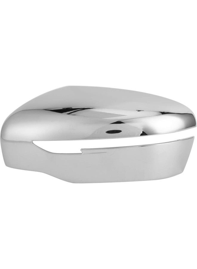 klarako Car Rearview Mirror Cover Side Rearview Mirror Trim Cover Chromium Plating Fit for Nissan Navara NP300 Frontier 2015?2019 - Image 4