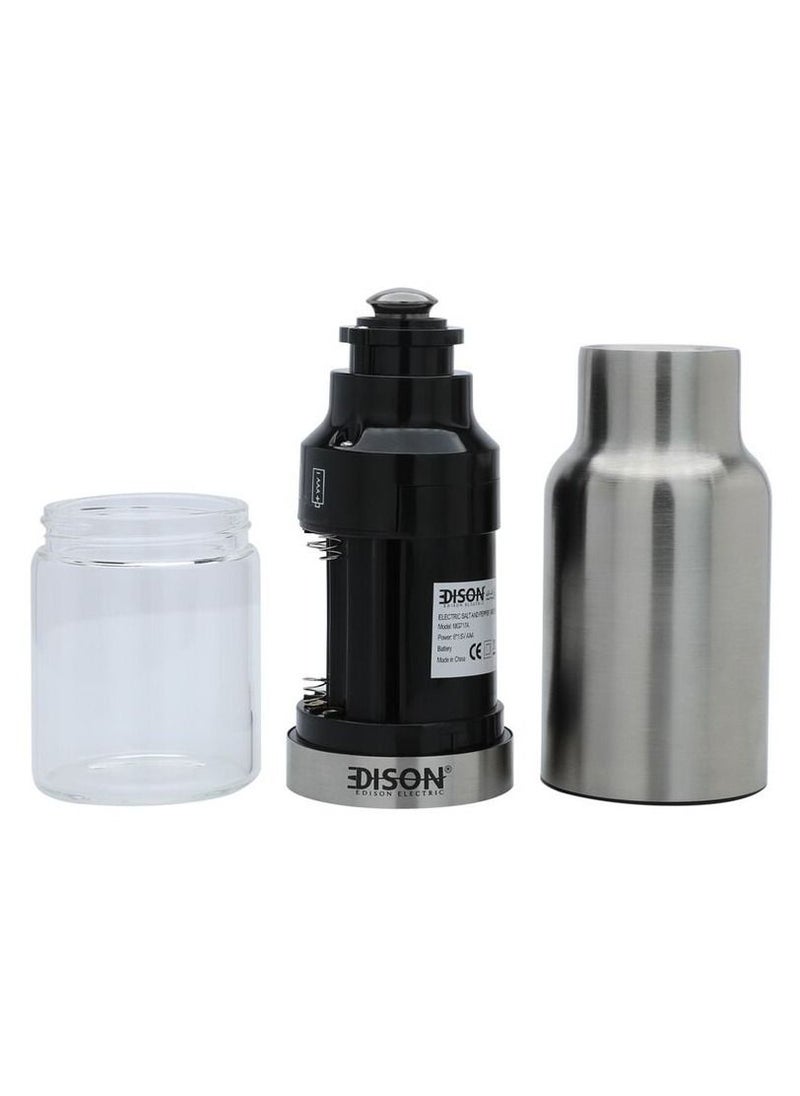 EDISON - Steel spice grinder 60 ml 3.6 watts with battery - Image 1