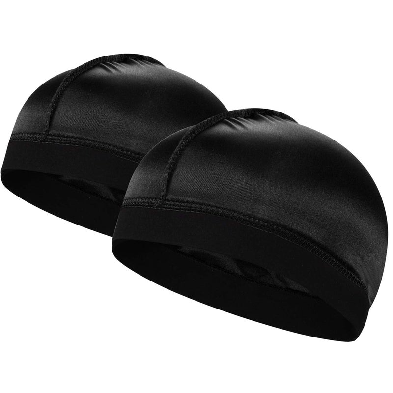 Roybens 2PCS Silky Stocking Wave Cap for Men, Good Compression Over Durag ï¼ˆRegular Styleï¼‰ - Image 1