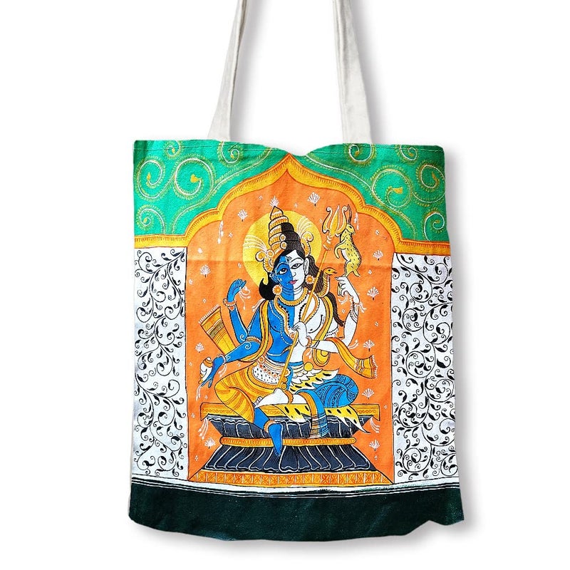 Penkraft Pattachitra Art on Cloth Bag DIY Kit Free Video Tutorial - Image 5