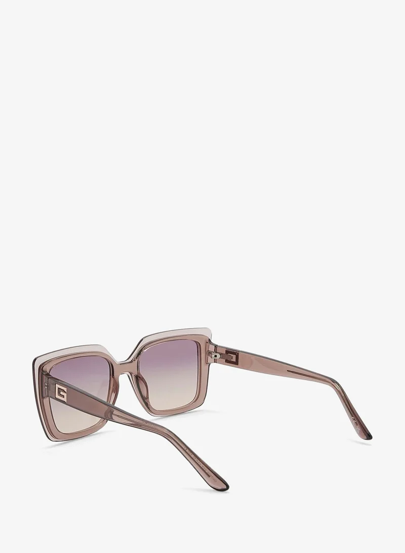 Guess  Gradient Oversized Rectangle Shape Sunglasses for Women | Best Price UAE
