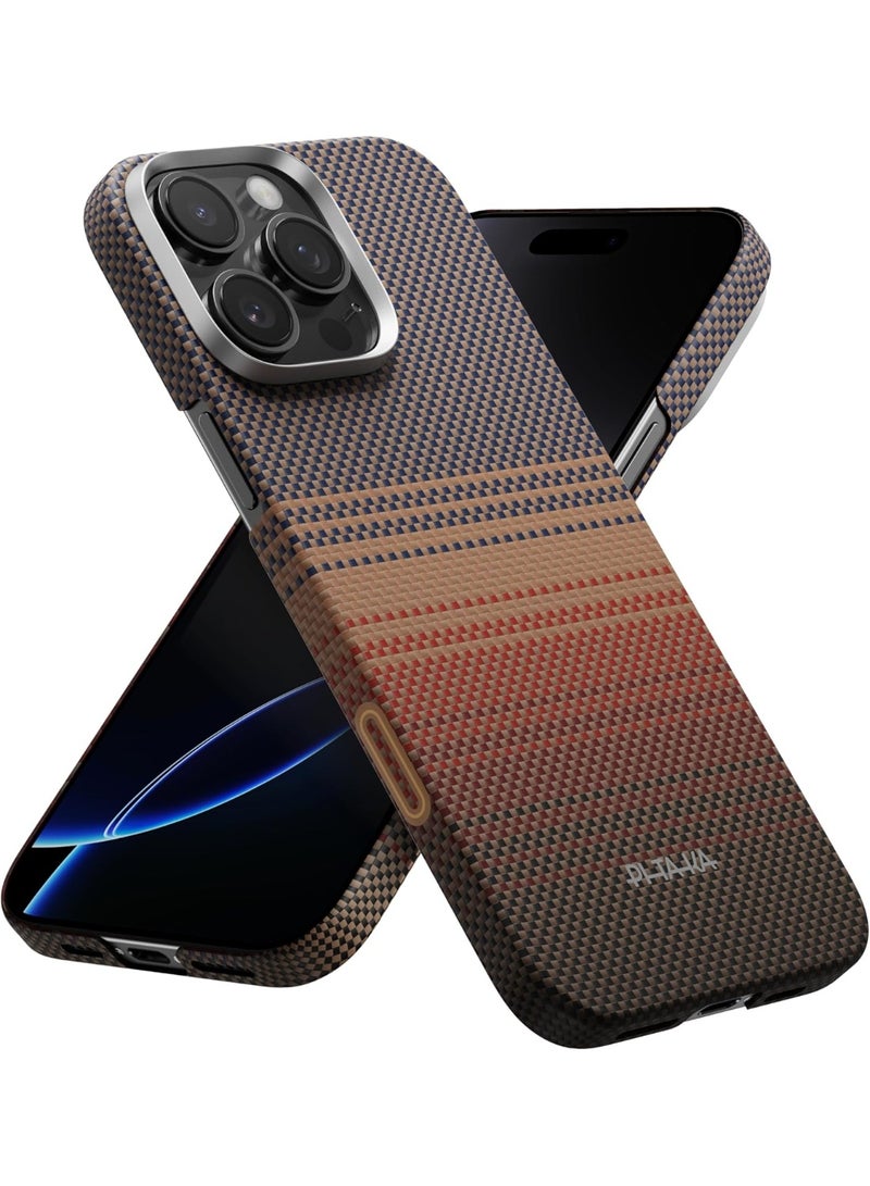 SHOPI غطاء من ألياف الكربون لـ iPhone 16 Pro / iPhone 16 Pro Max – غطاء هاتف خفيف الوزن من ألياف الأراميد فائق النحافة مع نسيج متميز - Image 1