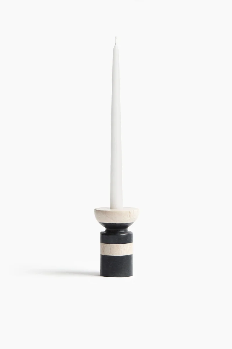 H&M Small marble candlestick