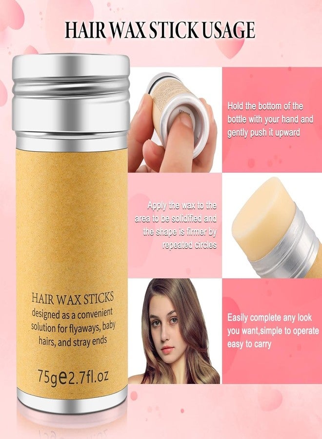 E-DUNIA Wax Stick for Hair Pomade Wigs Edge Control Slick Non-greasy Styling for Fly Away & Edge Frizz Hair 2.7 Oz - Image 3
