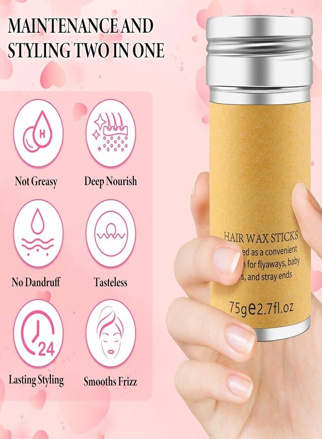 E-DUNIA Wax Stick for Hair Pomade Wigs Edge Control Slick Non-greasy Styling for Fly Away & Edge Frizz Hair 2.7 Oz - Image 4