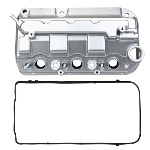 MITZONE Front Valve Cover compatible with 2008-2017 Honda Accord Pilot Odyssey Crosstour Ridgeline Acura TL RDX 3.5L Replace 12310R70A00 12310R70A10 - Image 1