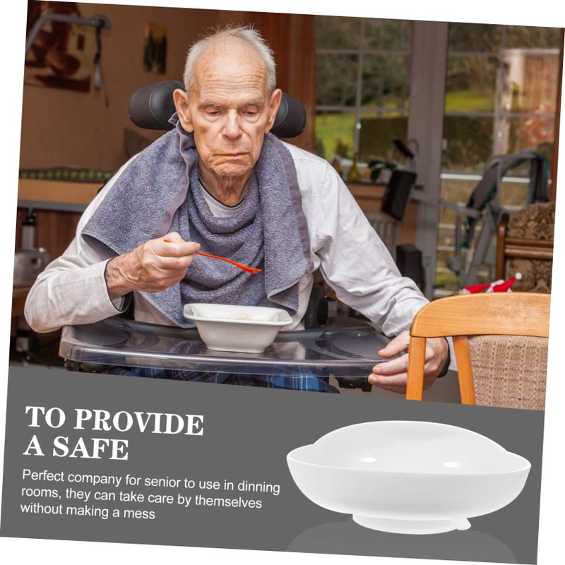 Senior Dining Bowl Suction Base Lightweight Self Feeder Adaptive Tableware - Image 5