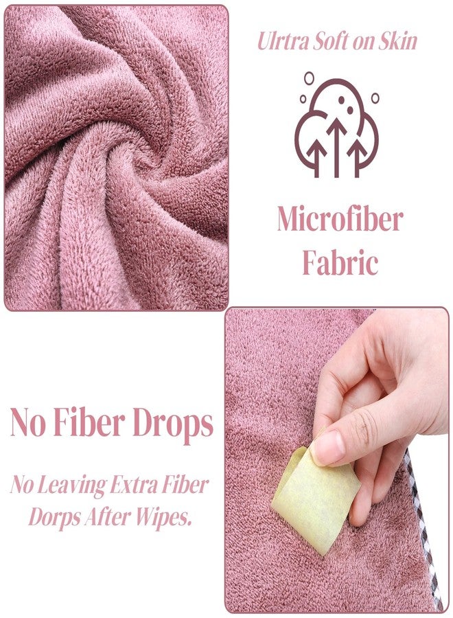 Eorbow 2 Pcs Bath Towel Wrap Set, Microfiber Soft Shower Towel with Head Cover, Adjustable Closure Bathrobe for Women, Super Absorbent Body Wrap Dress and Hair Towel for Spa Gym - Image 3