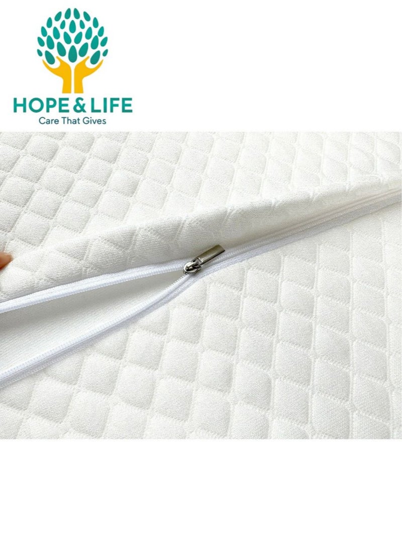 Hope And Life - Memory Foam Contour Pillow Provides Proper Neck and Neck Support - 60*35*9/11cm - Image 1