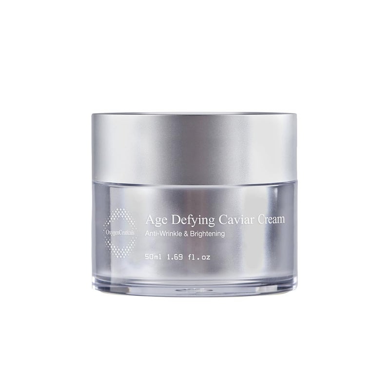 OxygenCeuticals Age Defying Caviar Cream  Premium AntiAging Moisturizer with 12 Caviar Extract and Glutathione for Face and Neck 50ml169 oz