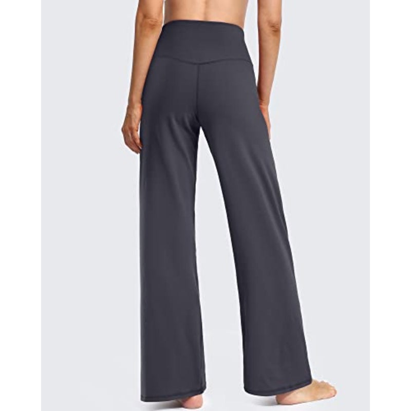Women Yoga Pants Activewear Leggings Trousers with Pockets Stretch Loose Casual Wide Lounge Sweatpant/Regular/Tall - Image 4