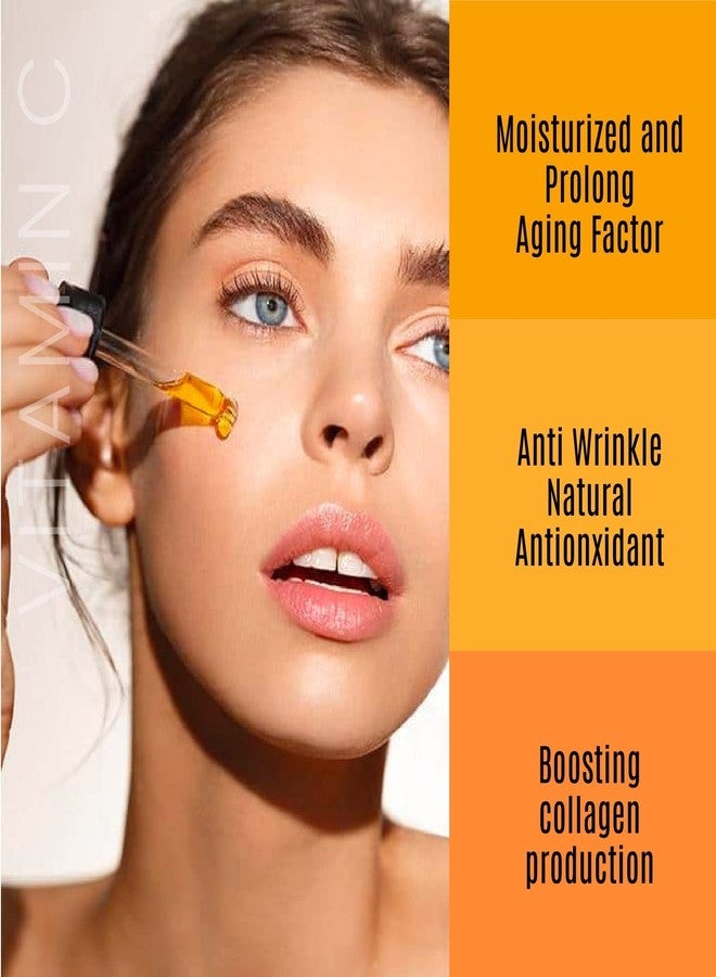 Dermaxgen 20% Vitamin C Serum + Hyaluronic Acid + Retinol + Vitamin E + Vitamin B PURE ORGANIC- Boost Skin Collagen, Moisturizer, Anti Aging & Wrinkle Facial Serum - Image 5
