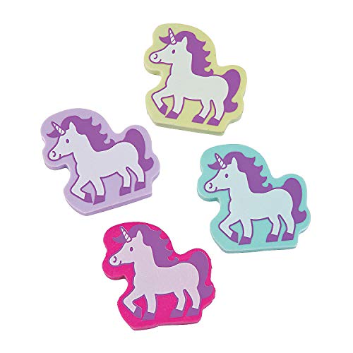 Fun Express Unicorn Erasers Party Favors 24 Pieces - Image 1