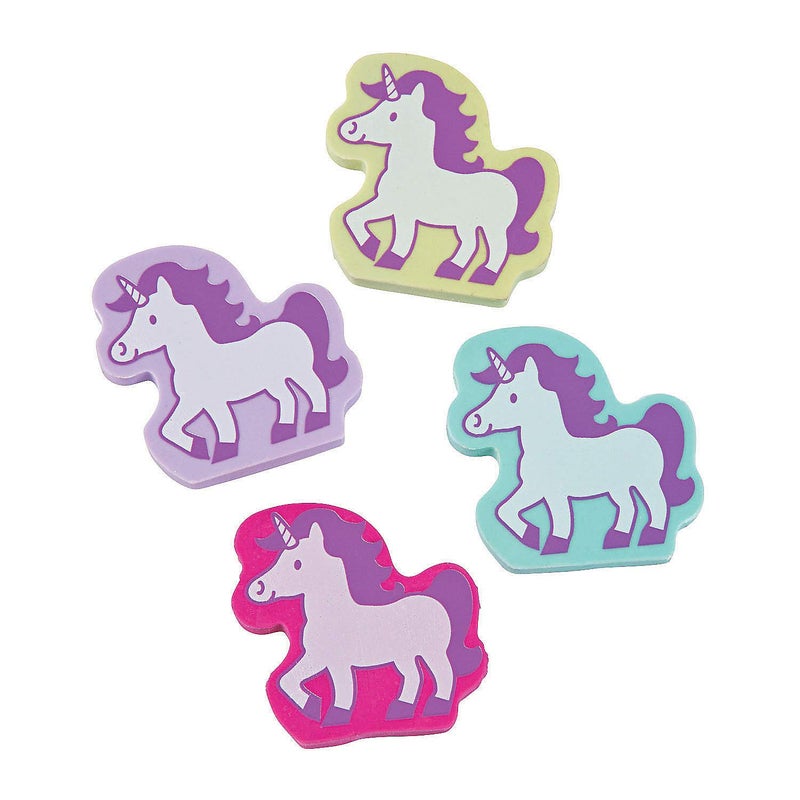 Fun Express Unicorn Erasers Party Favors 24 Pieces - Image 2